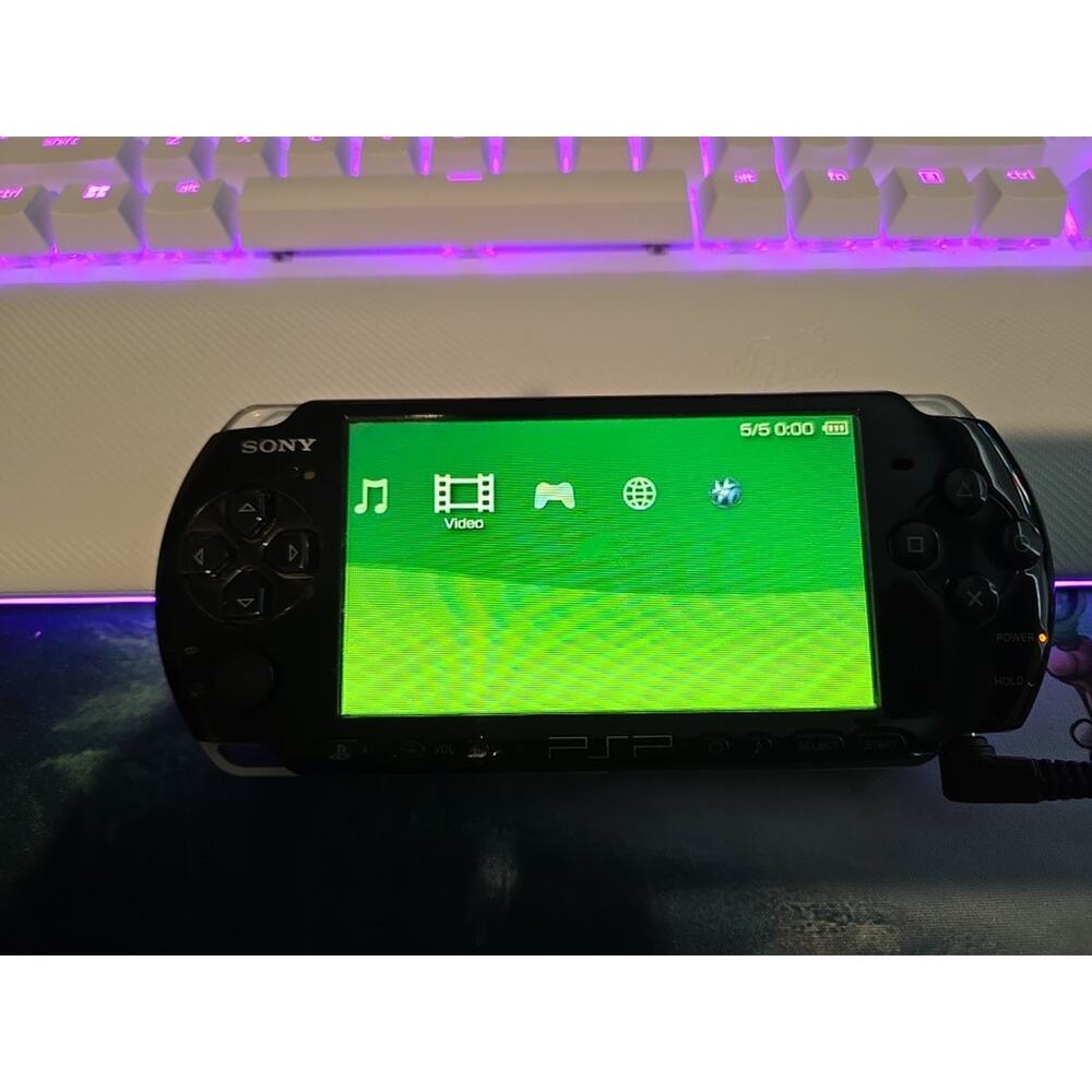 Sony PSP 3000 Handheld Console Black Wi-Fi Capability Very Clean